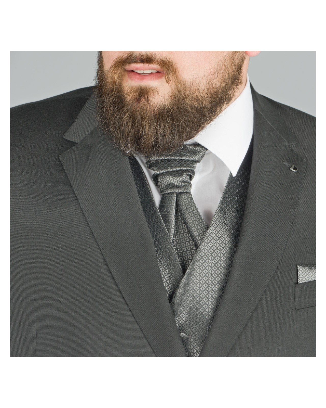 Veste de costume Reda noir : grande taille du 58 au 64