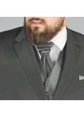 Veste de costume Reda noir : grande taille du 58 au 64
