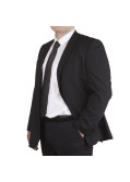 Veste de costume Classic Noir pour homme fort du 60 au 78 - Skopes