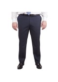Pantalon de costume Classic bleu marine pour homme fort du 50 au 68