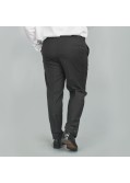 Pantalon de smoking noir avec satin : pour Homme Fort jusqu'au 62