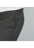 Pantalon de smoking noir avec satin : pour Homme Fort jusqu'au 62
