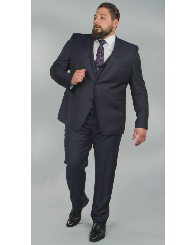 Veste de costume bleu: grande taille du 60 au 68