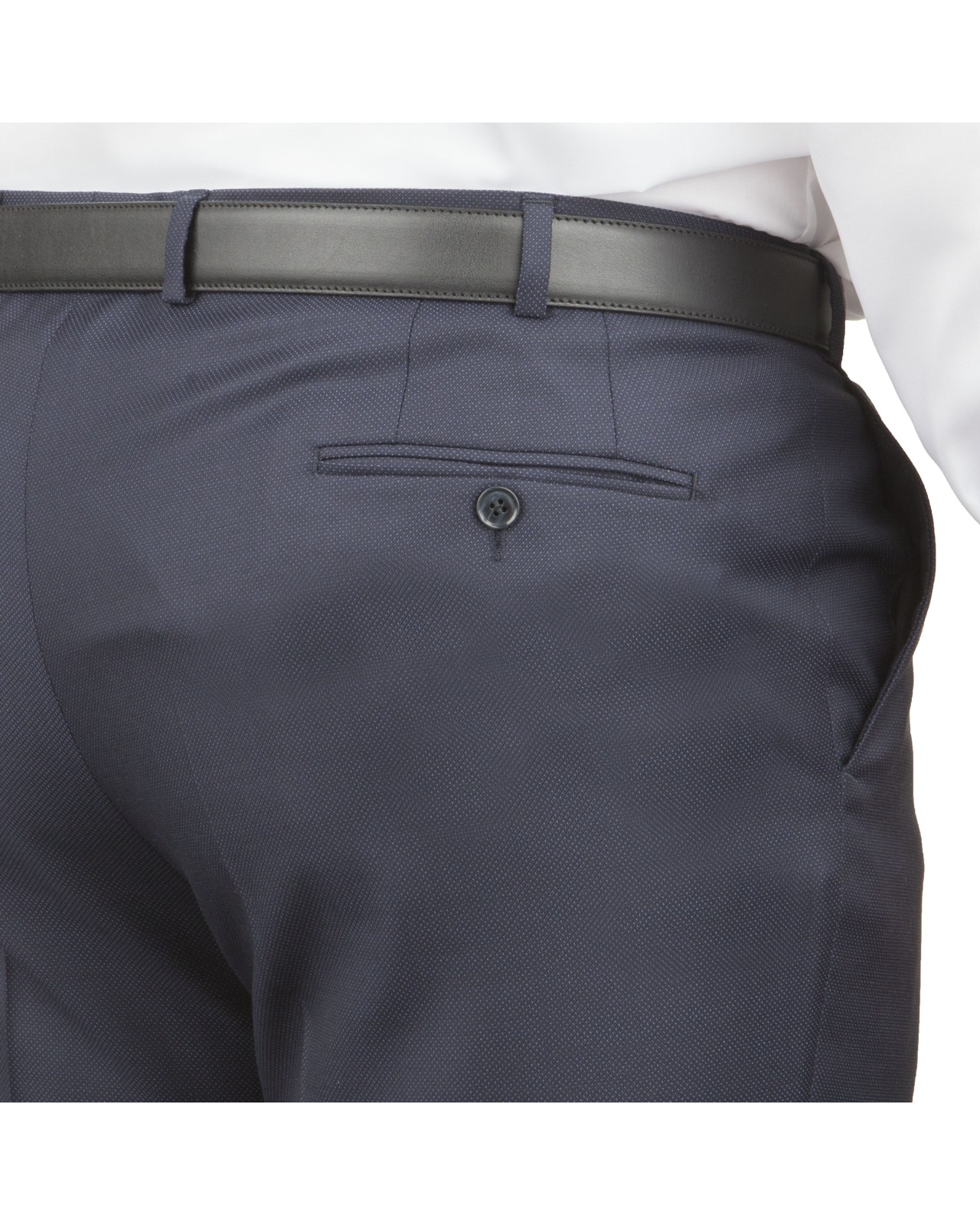 Pantalon de costume bleu: grande taille du 54 au 64