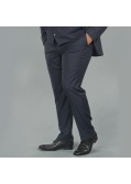 Pantalon de costume bleu: grande taille du 54 au 64