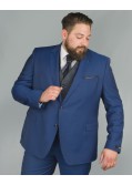 Veste de costume grande taille bleu marine