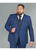 Veste de costume grande taille bleu marine