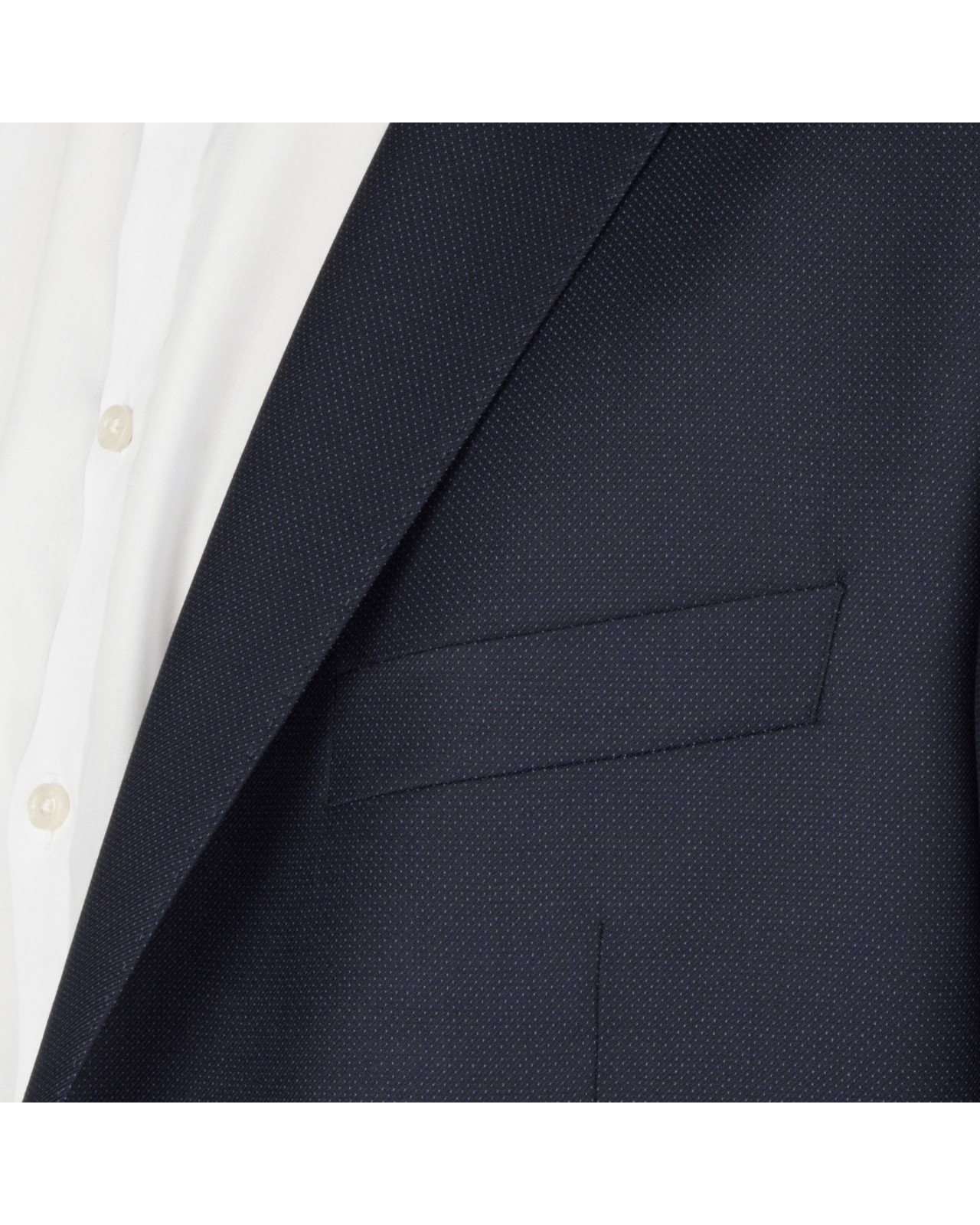 Veste de costume Digel bleu à pois pour homme grand