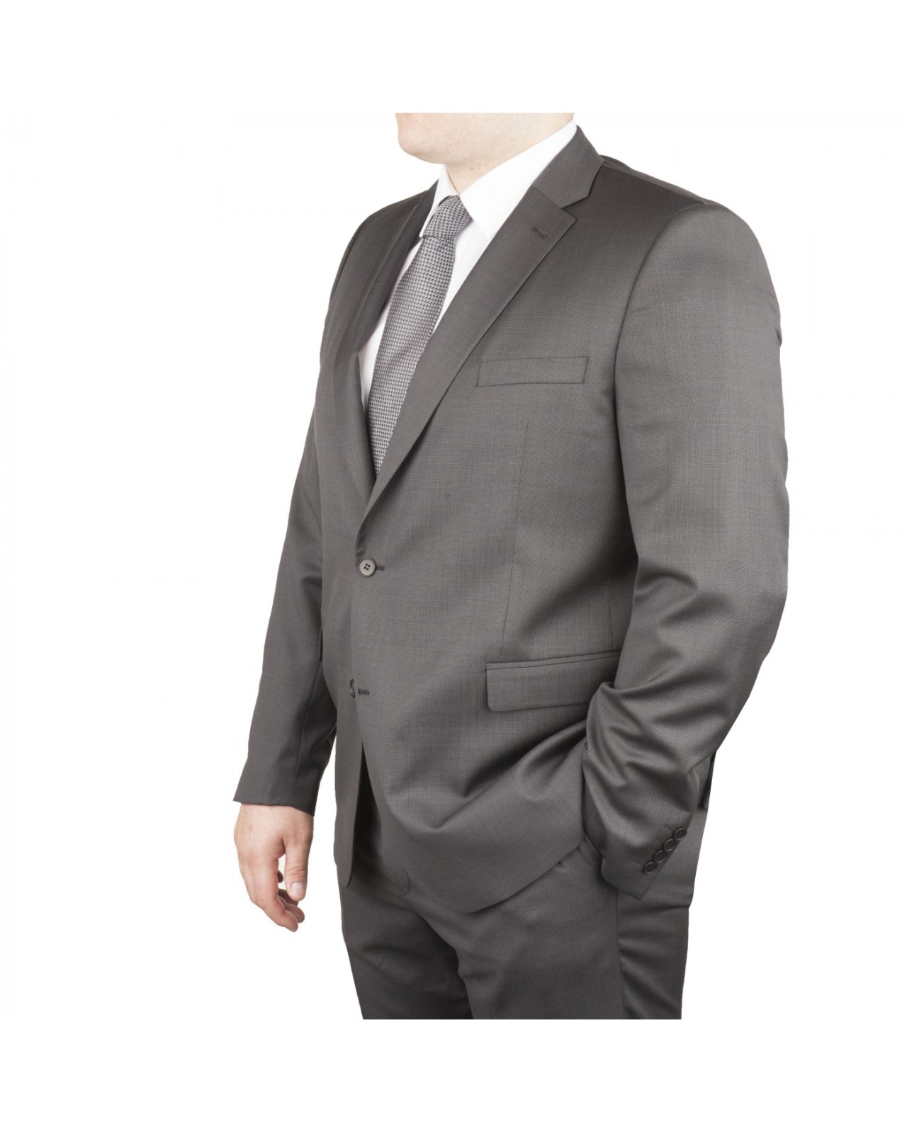 Veste de costume Reda anthracite: grande taille du 58 au 70