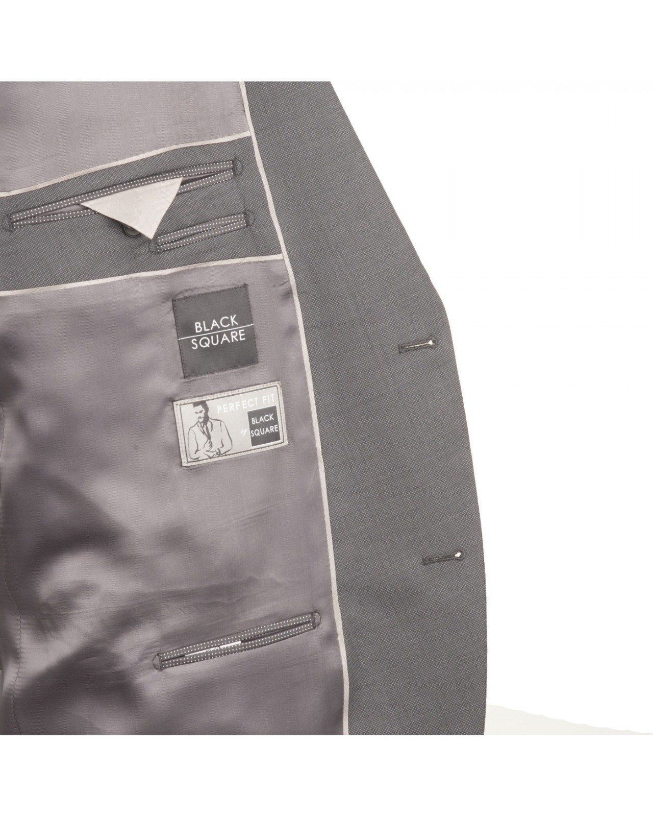 Veste de costume Reda anthracite: grande taille du 58 au 70