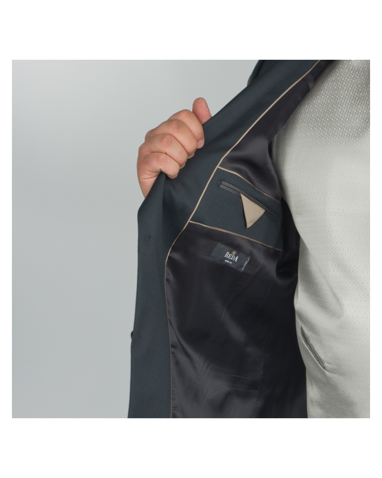 Veste de costume Reda bleu marine: grande taille du 58 au 70