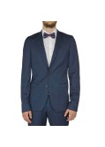 Veste de costume Black Square Reda bleu pour homme grand