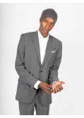 Veste de costume structuré Black Square homme grand gris