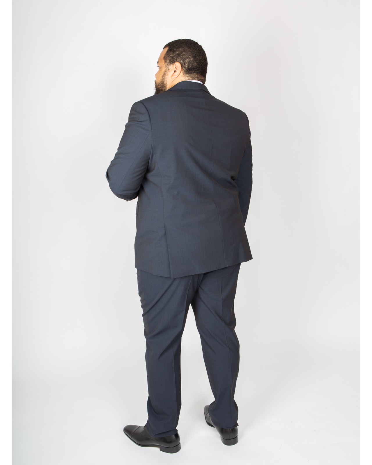 Veste de costume J.Ordell Marzotto grande taille bleu marine