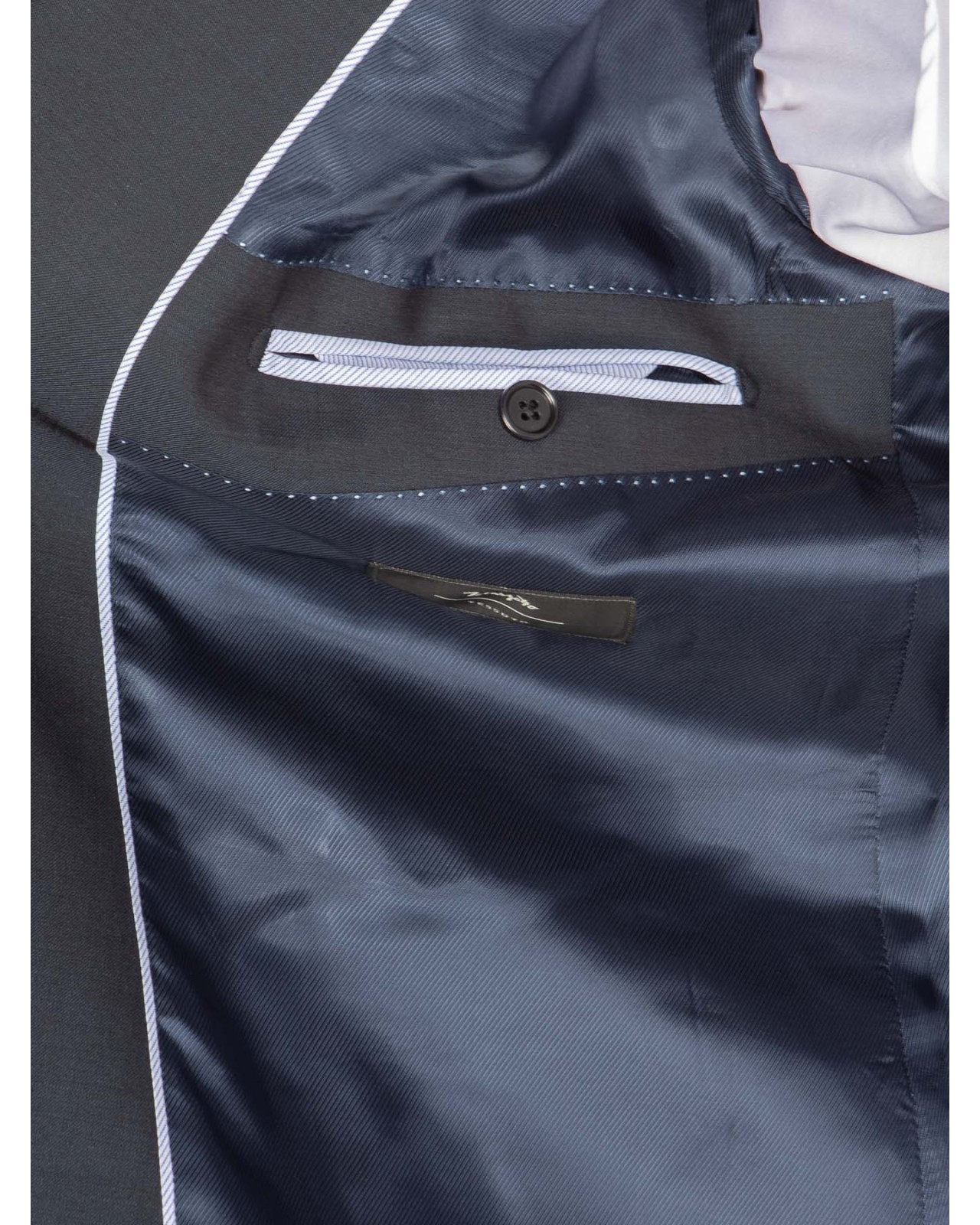 Veste de costume J.Ordell Marzotto grande taille bleu marine