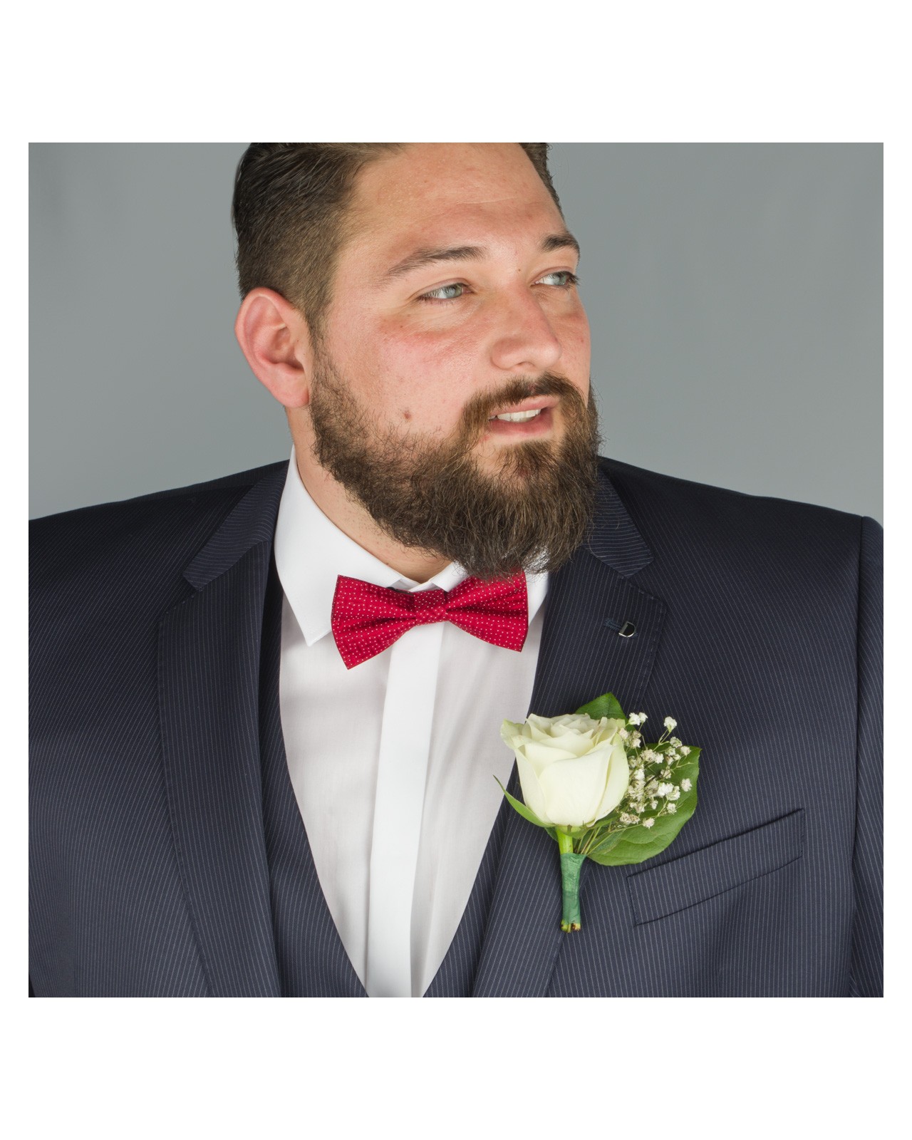 Veste de costume Maestro à rayures bleu : grande taille du 58 au 68