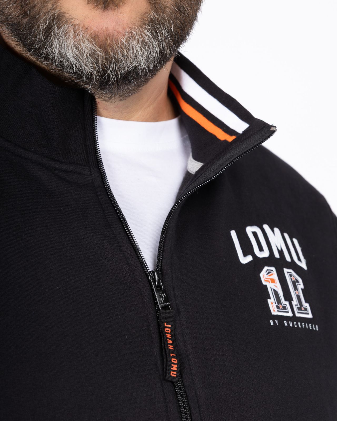 Haut de survêtement Lomu grande taille noir