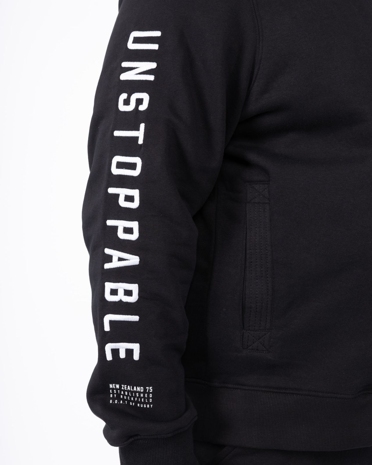 Haut de survêtement Lomu grande taille noir