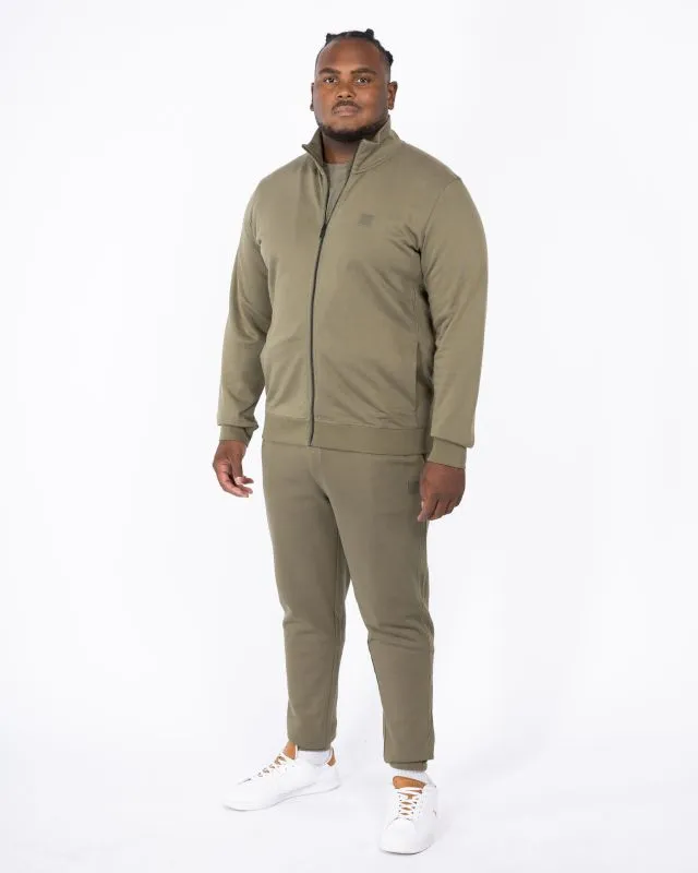 Bas de survêtement grande taille vert kaki