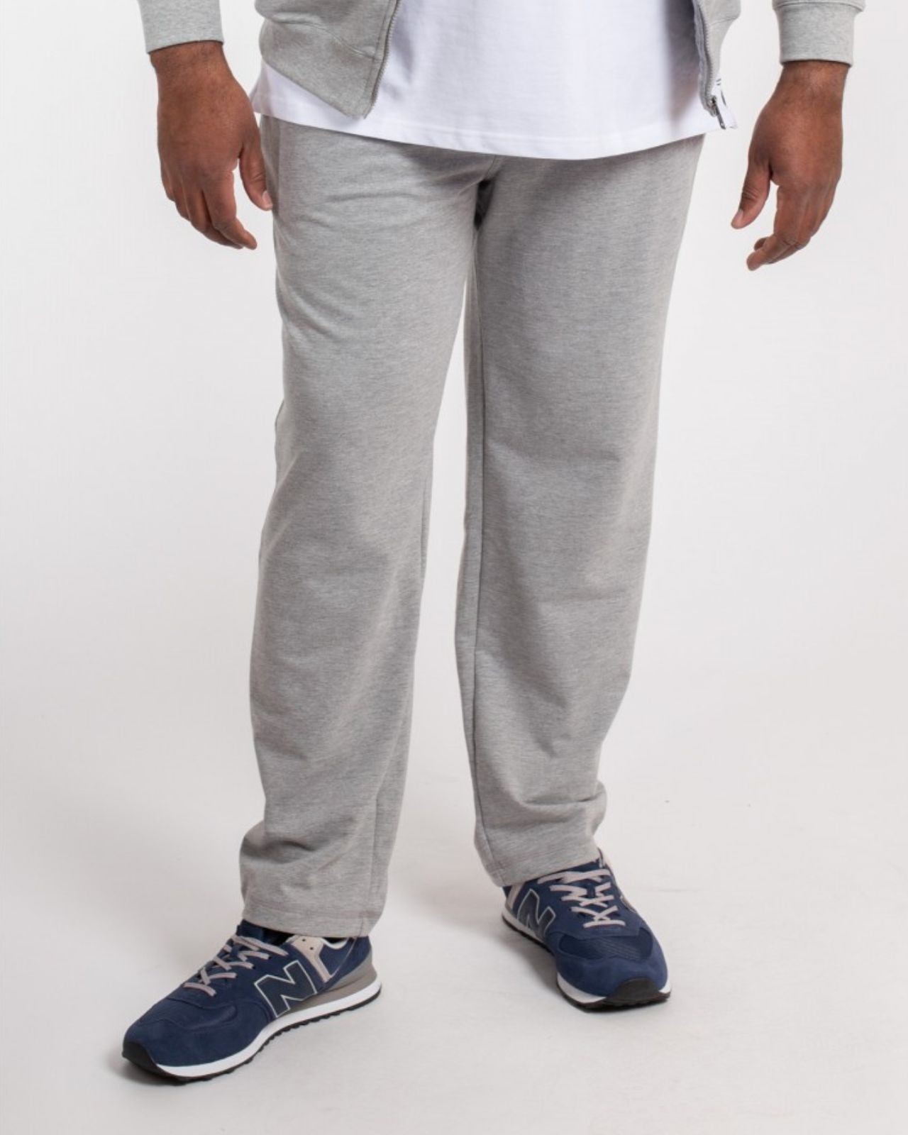 Pantalon de jogging grande taille gris