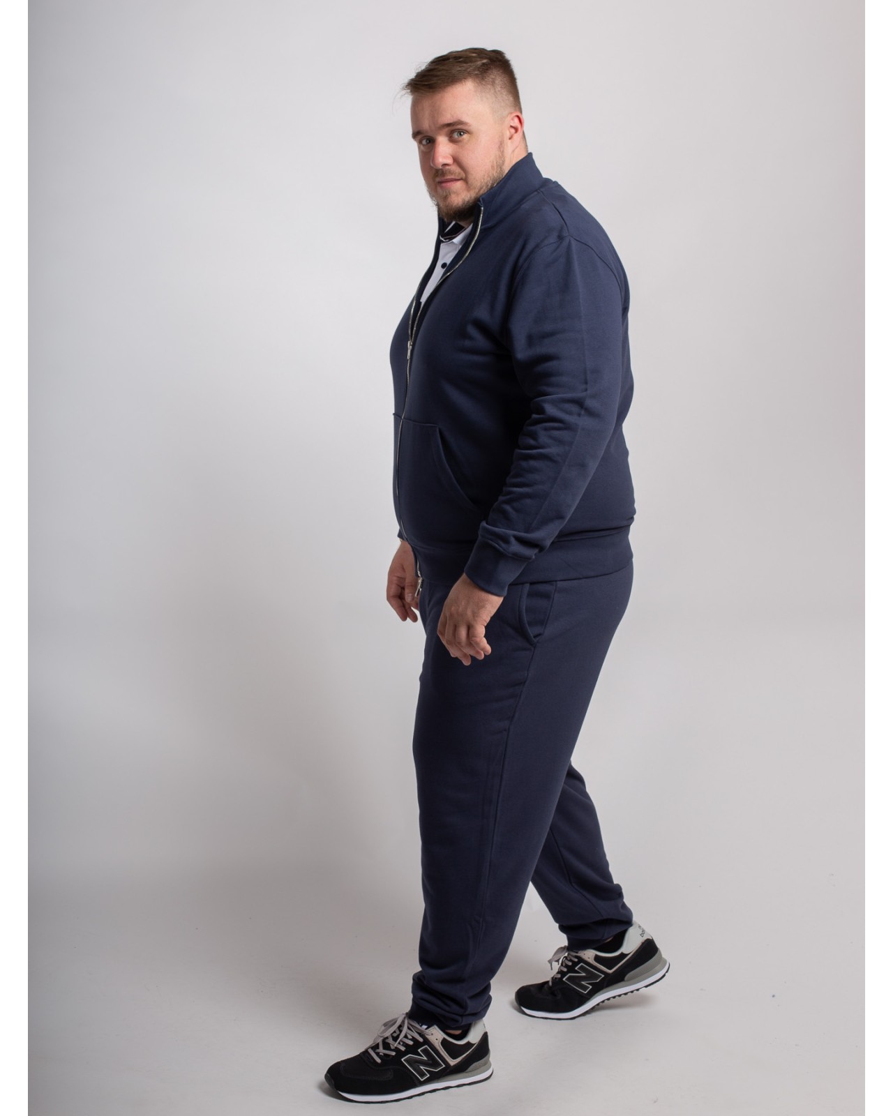 Pantalonde survêtement MN03 grande taille bleu marine