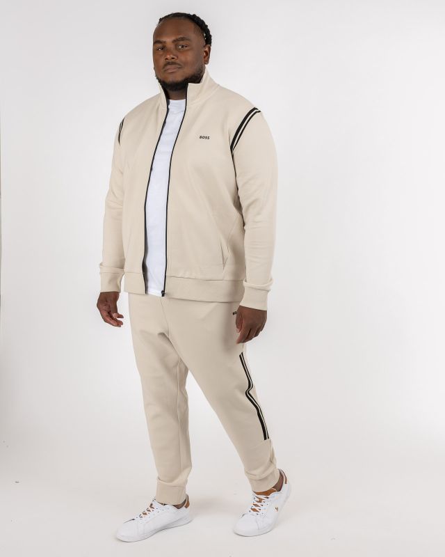 Haut de survêtement grande taille beige