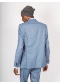 Veste de costume bleu clair pour homme grand du 52 au 62