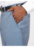 Pantalon de costume bleu clair pour homme grand : du 44 au 52/54