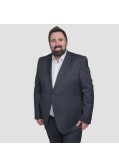 Veste de costume Motif marine: grande taille du 60 au 68