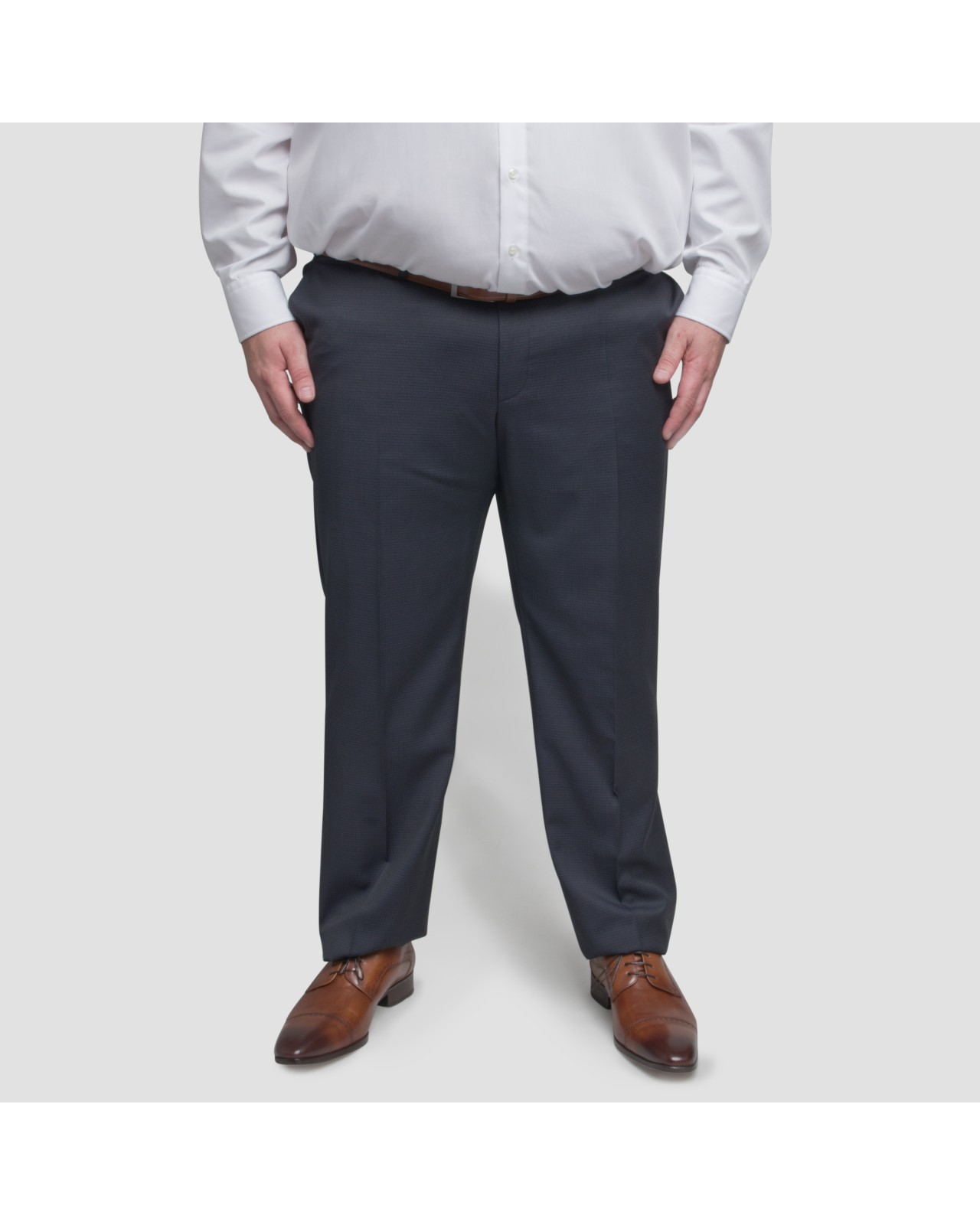 Pantalon de costume Motif marine: grande taille du 54 au 64