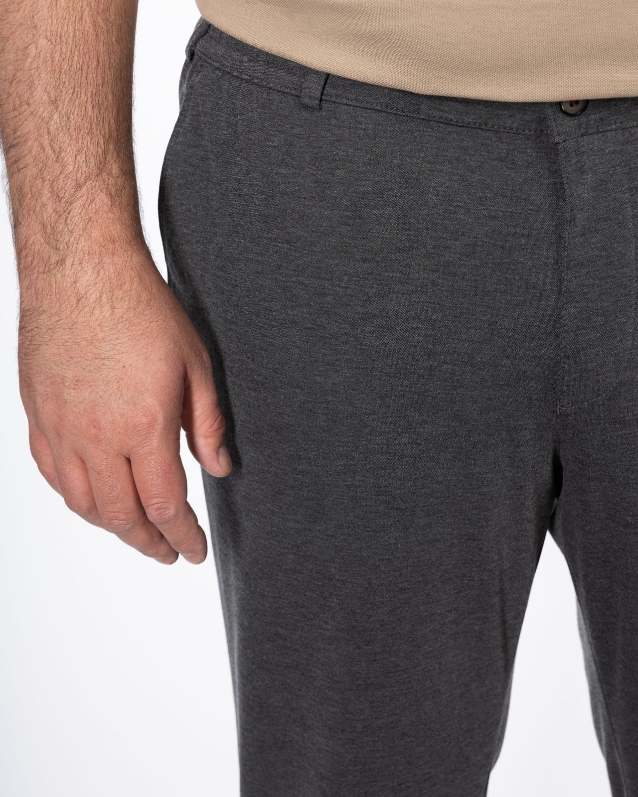 Pantalon grande taille anthracite