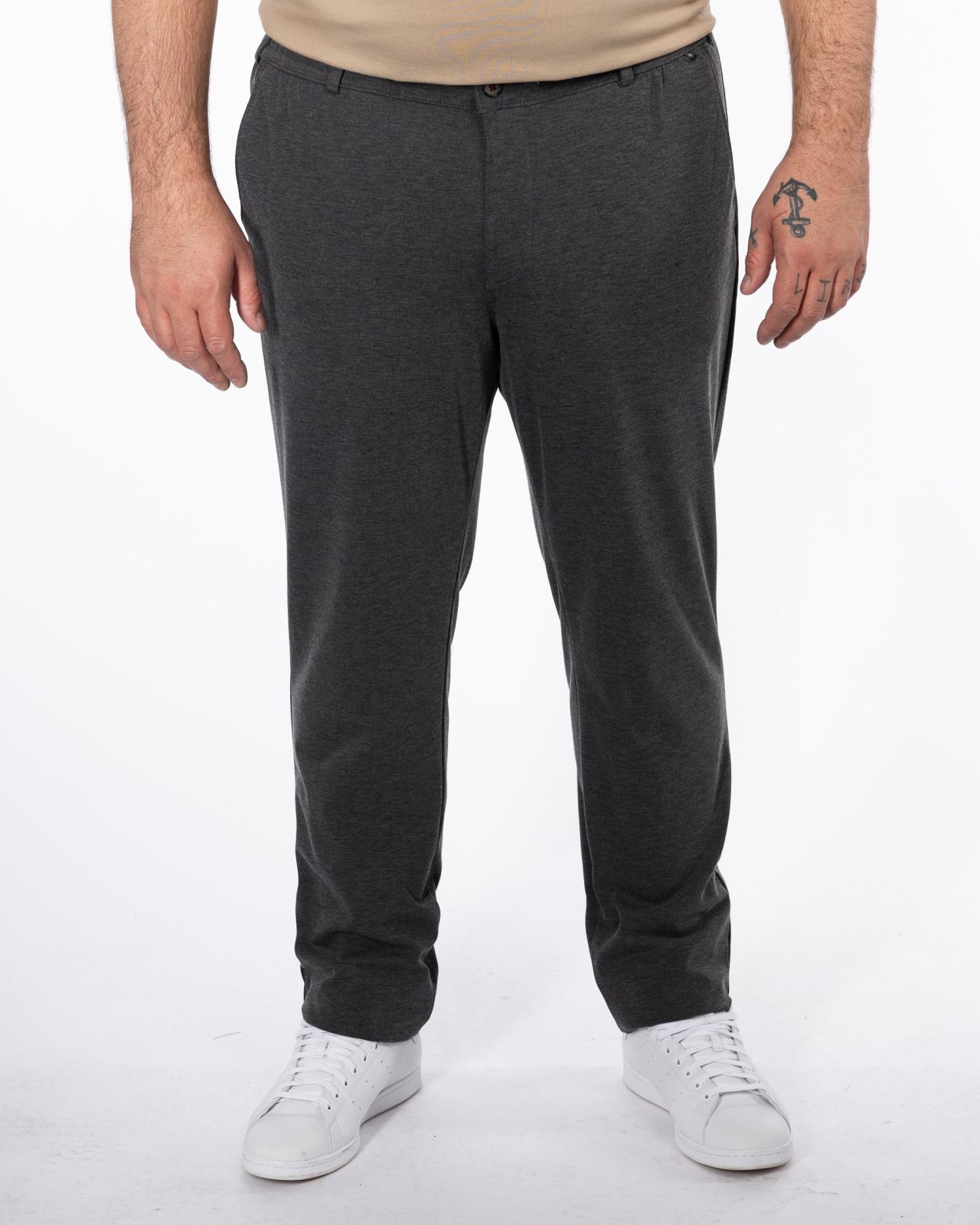 Pantalon grande taille anthracite