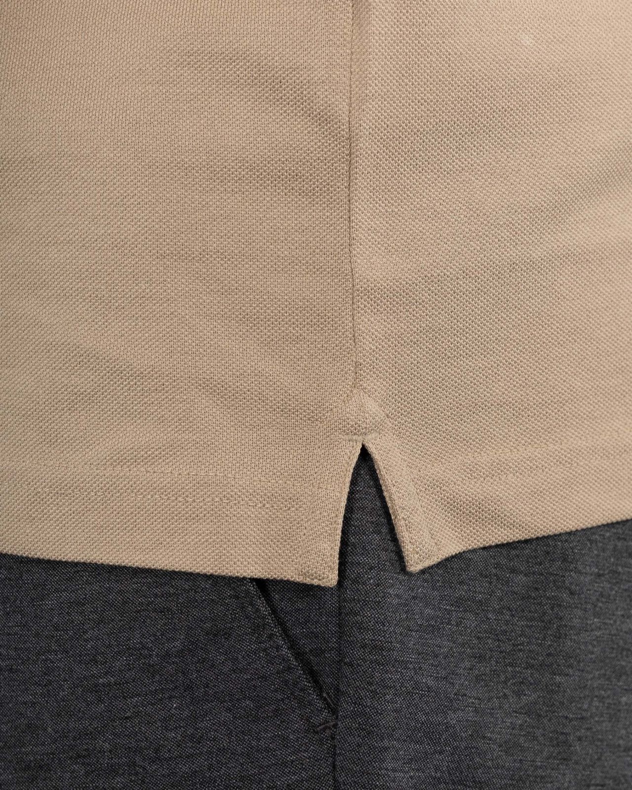 Polo grande taille beige