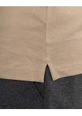 Polo grande taille beige