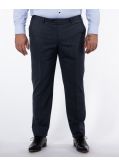 Pantalon de costume grande taille bleu indigo