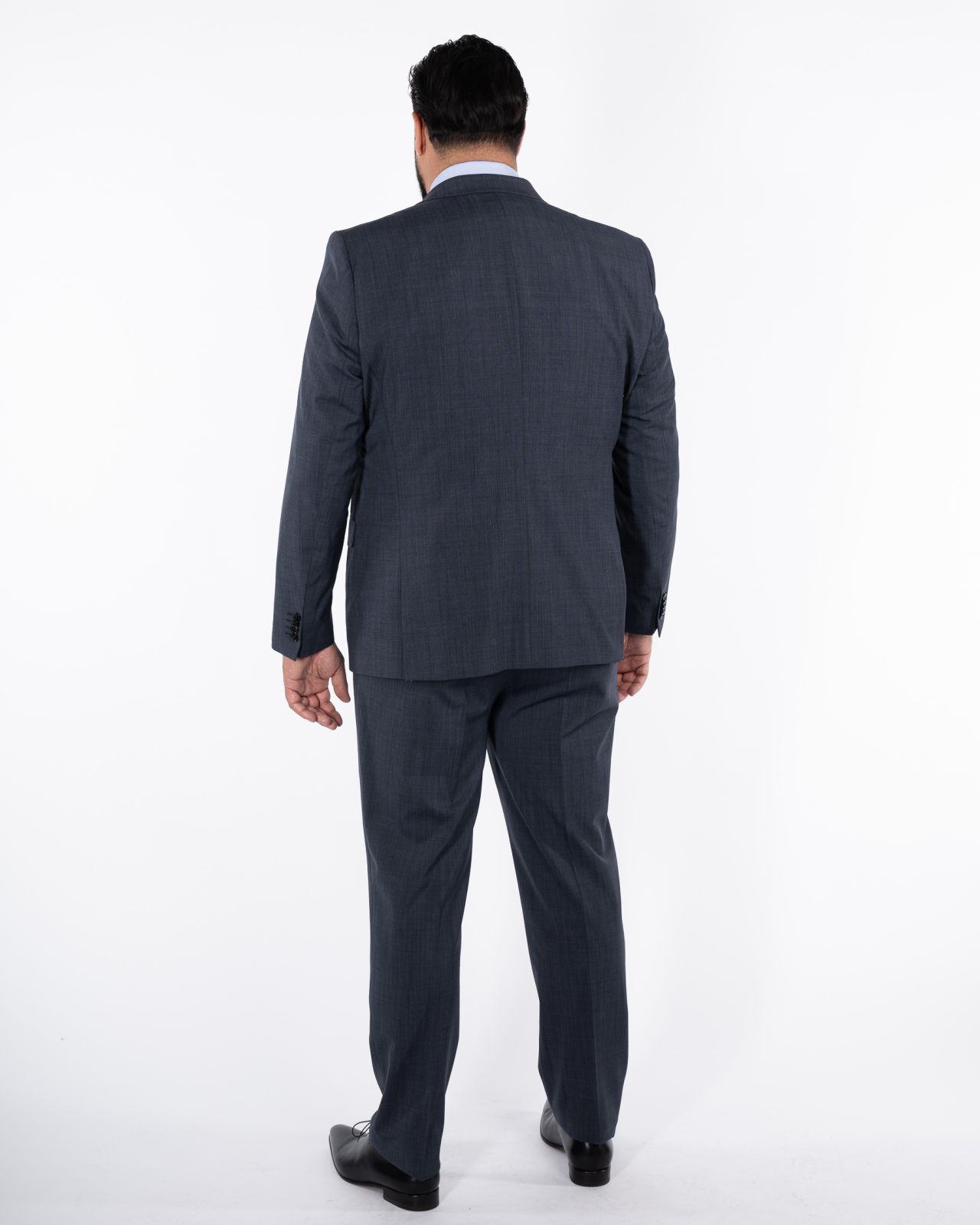 Costume complet bleu indigo grande taille