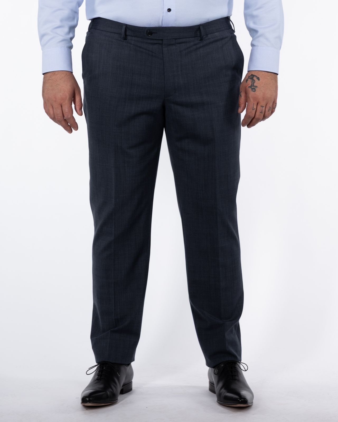 Costume complet bleu indigo grande taille