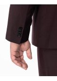 Veste de costume grande taille bordeaux