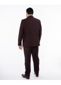Costume Complet Bordeaux Grande Taille