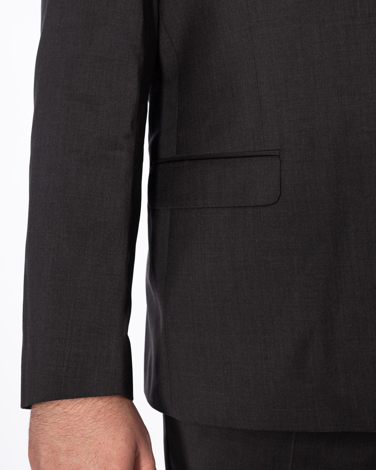 Veste de costume grande taille marron