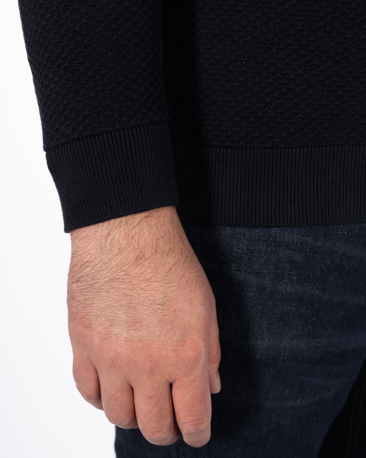 Gilet zippé grande taille bleu marine