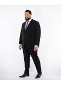 Veste de costume Classic grande taille noire