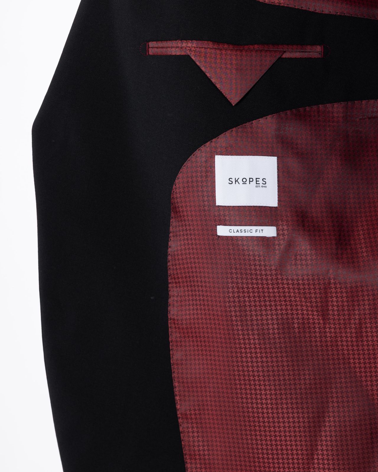 Veste de costume Classic grande taille noire