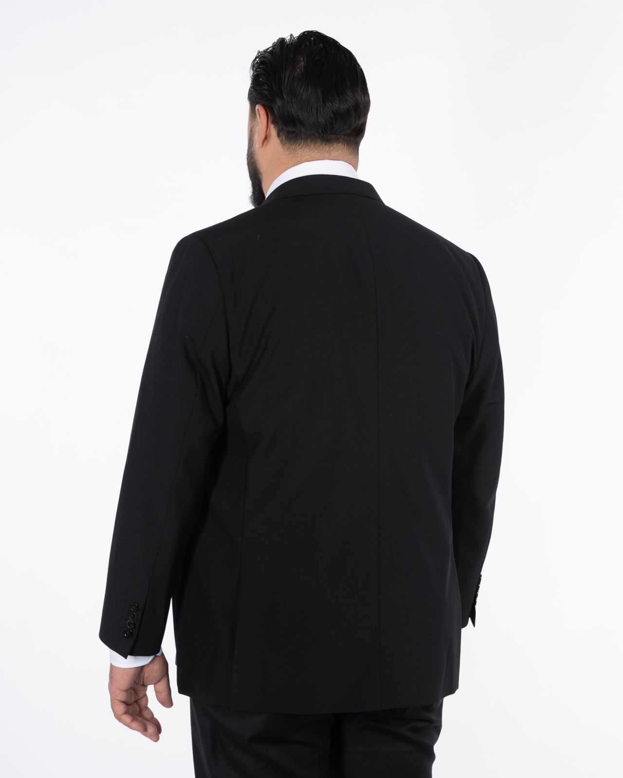 Veste de costume Classic grande taille noire