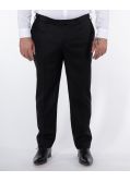 Pantalon de costume Classic noir grande taille