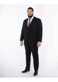 Costume complet grande taille Classic noir en laine
