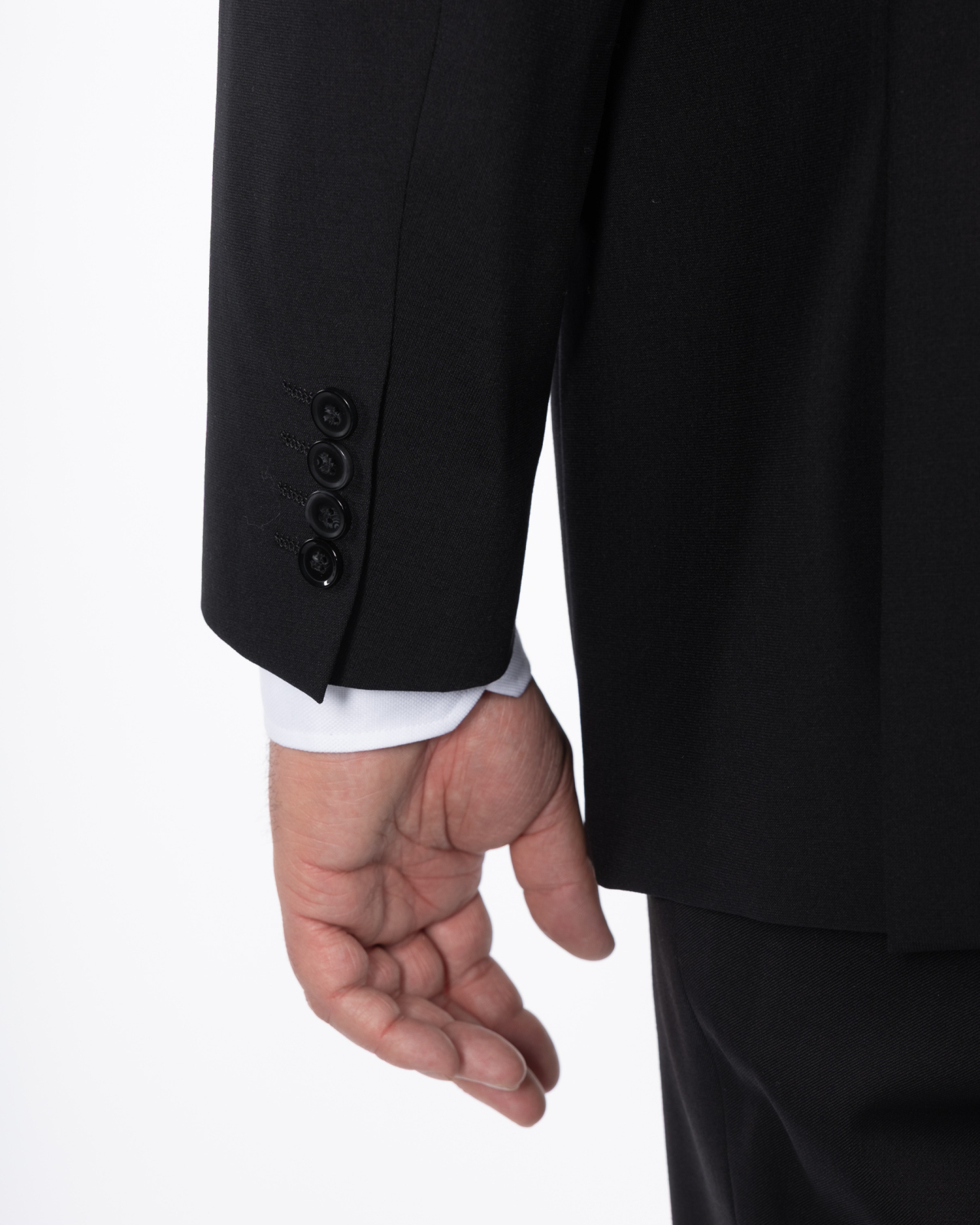 Costume complet grande taille Classic noir en laine