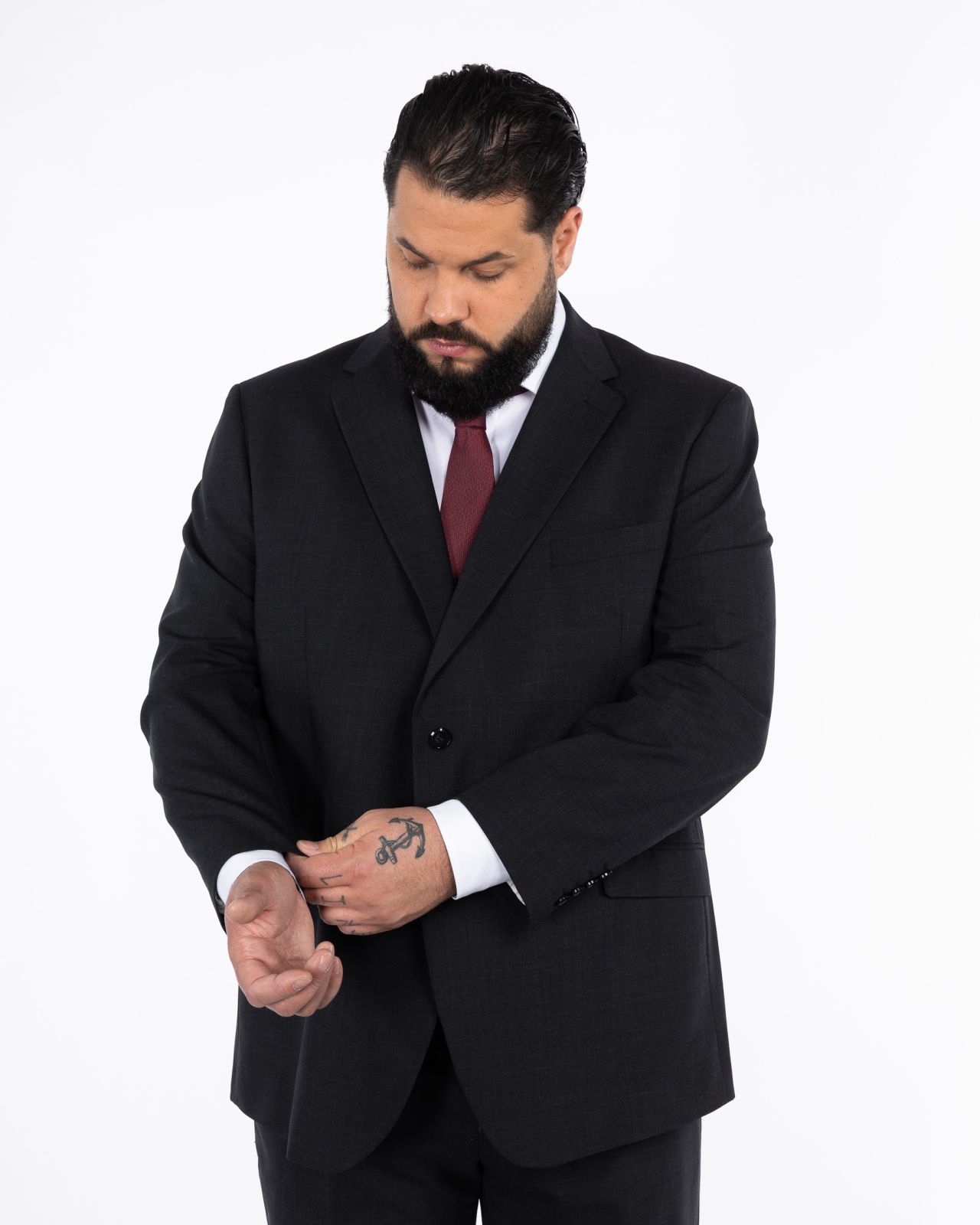 Veste de costume Classic grande taille anthracite