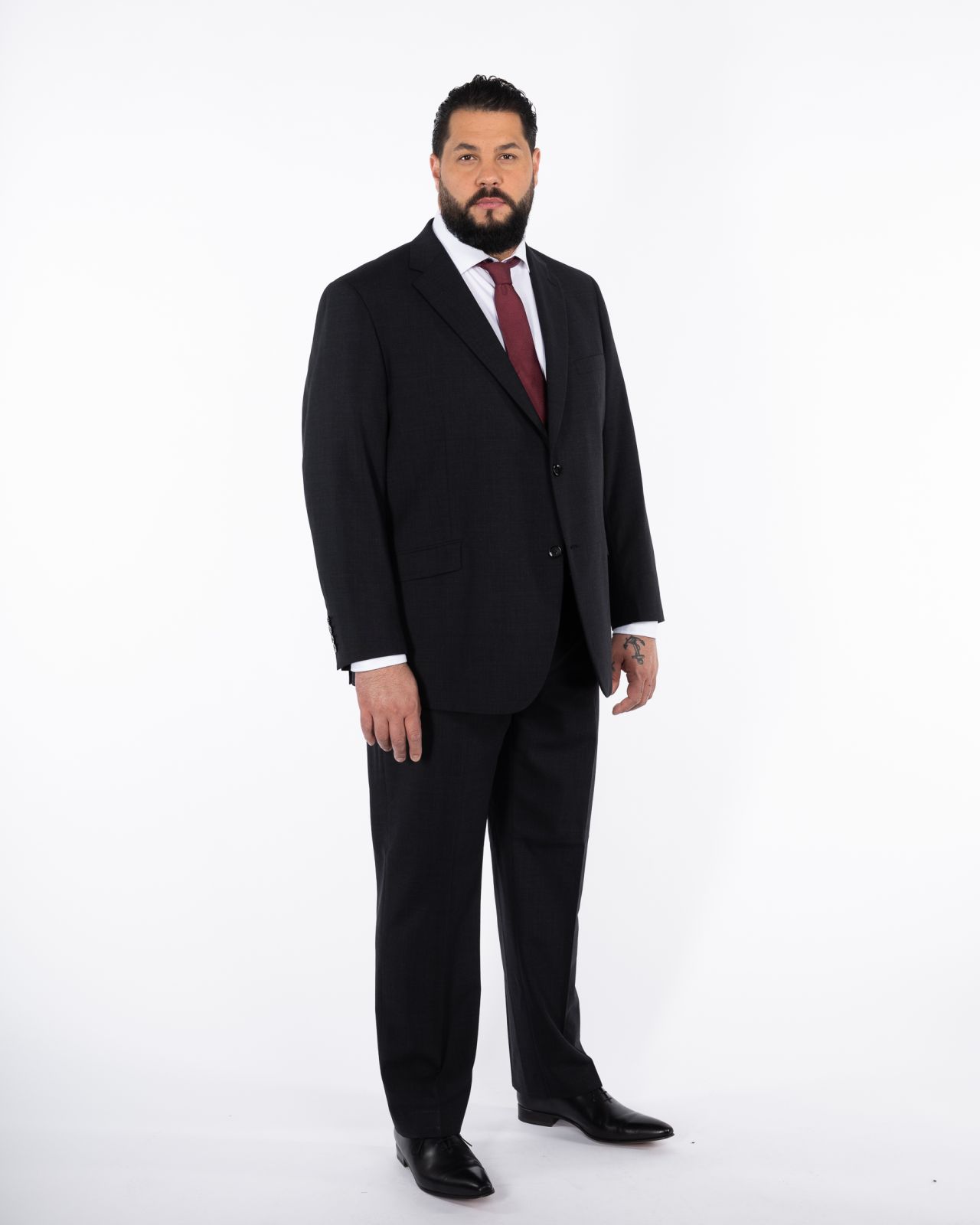 Pantalon de costume Classic anthracite grande taille