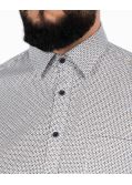 Chemise grande taille bleu